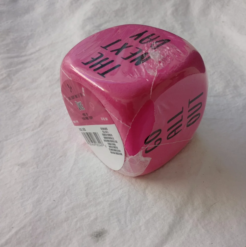 Pink Decision Dice Casual Everyday Unique Funky Choices Home Decor Office - Picture 10 of 12